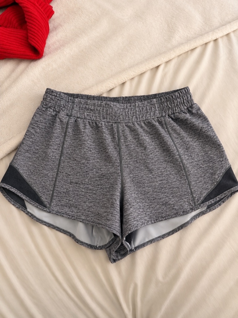 lululemon athletica Gray Performance Running Shorts